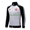 Manchester United Ensemble Vestes d'Entraînement 22-23 Blanche Noire Pour Homme